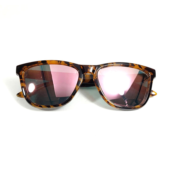 WearMe Pro 56-18-140 1014 TRTPNK Splatter Brown Reflective Lens Sunglasses - Picture 2 of 10